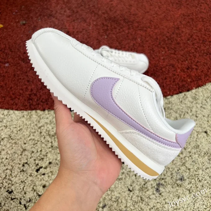 Nike Cortez White Purple Classic Sneakers FJ4608-133