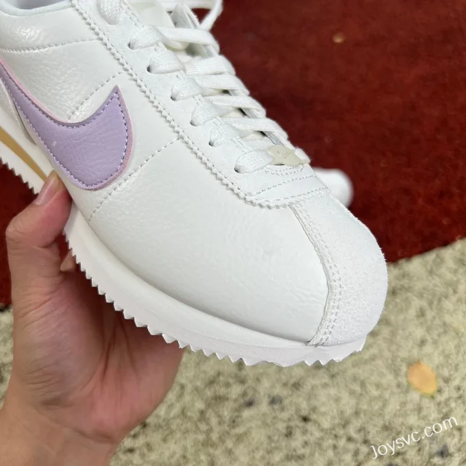 Nike Cortez White Purple Classic Sneakers FJ4608-133