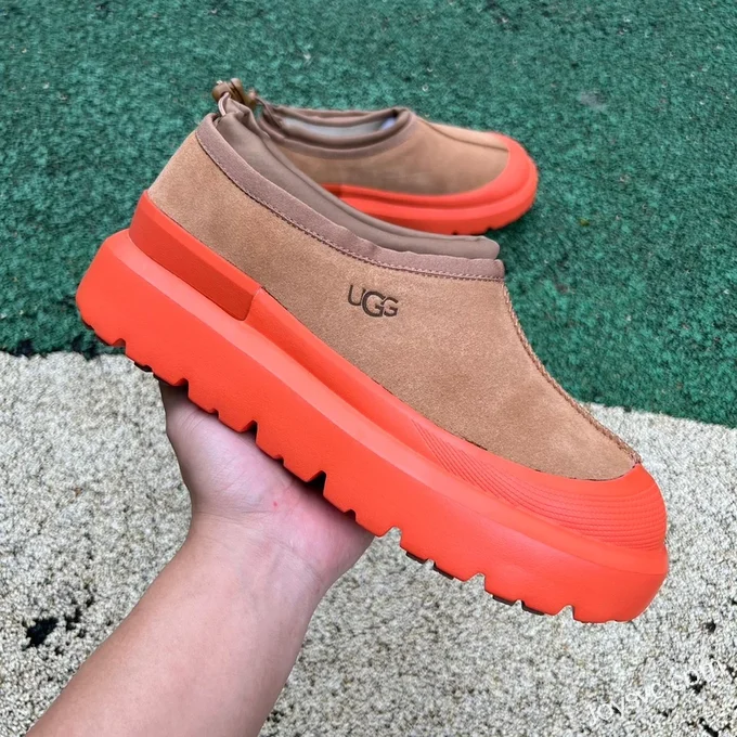 UGG Neumel Weather Hybrid Brown Orange Low Top Boots