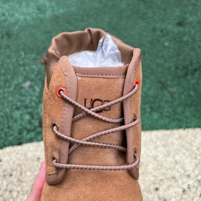 UGG Neumel Weather Hybrid Brown Orange Mid Top Boots