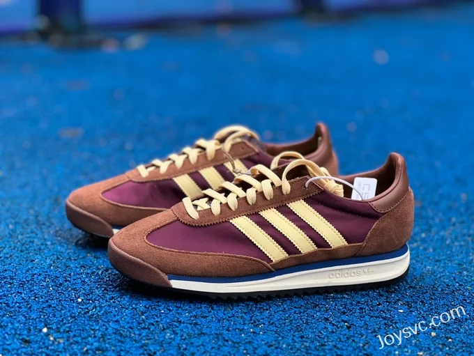 Adidas SL 72 Brown Purple Yellow Retro Sneakers IE3425