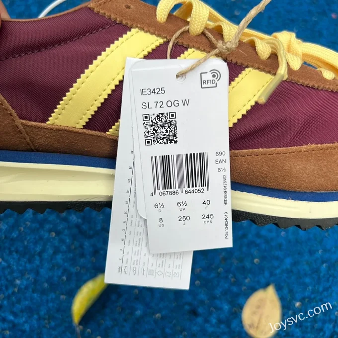 Adidas SL 72 Brown Purple Yellow Retro Sneakers IE3425