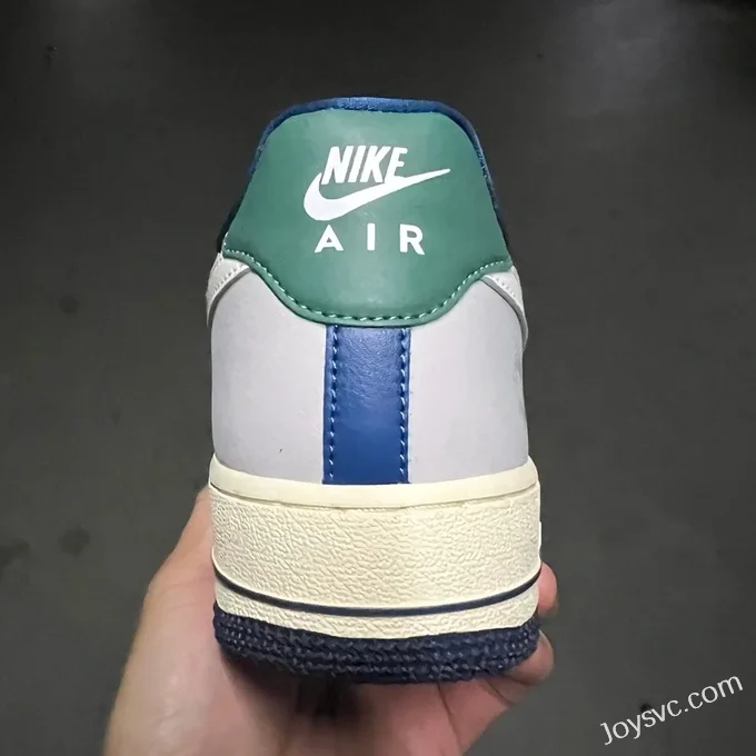 Nike Air Force 1 White Blue Green HM3721-111