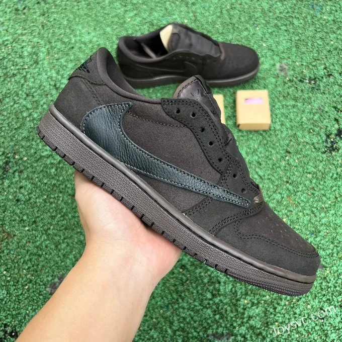 Travis Scott x Air Jordan 1 Low DM7866-202 Black Mocha LJR Version