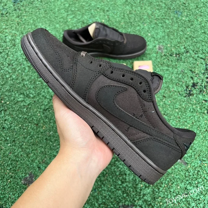 Travis Scott x Air Jordan 1 Low DM7866-202 Black Mocha LJR Version