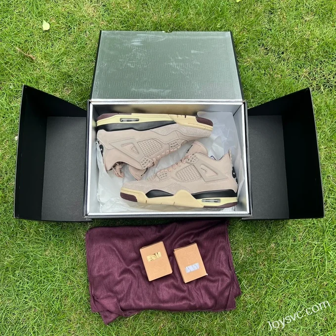 A Ma Maniere x Air Jordan 4 FZ4810-200 Grey Pink