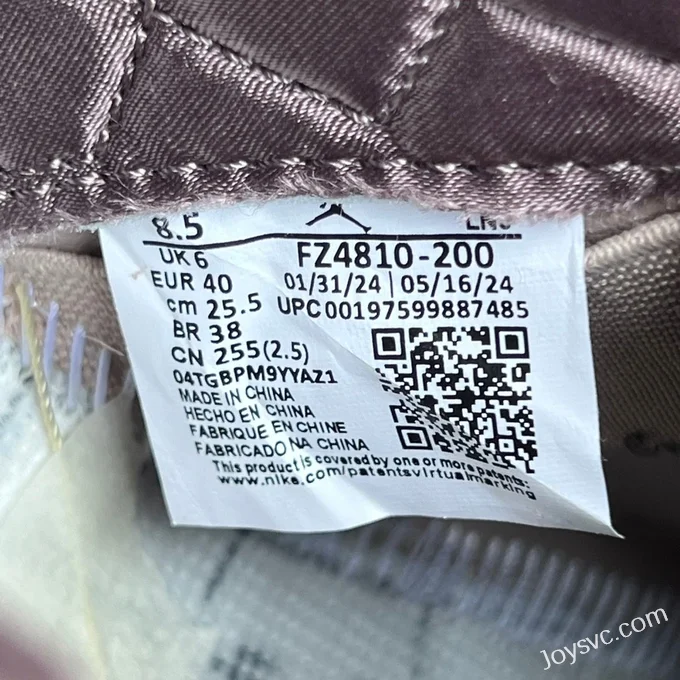 A Ma Maniere x Air Jordan 4 FZ4810-200 Grey Pink