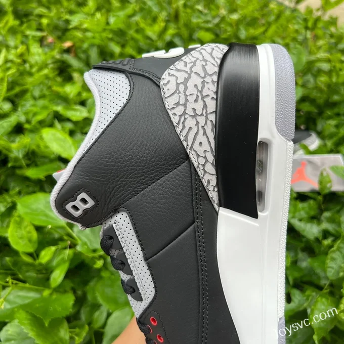 Air Jordan 3 Black Cement Reimagined DN3707-010