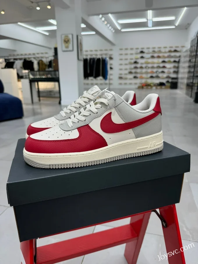 Nike Air Force 1 White Grey Red HJ9094-012