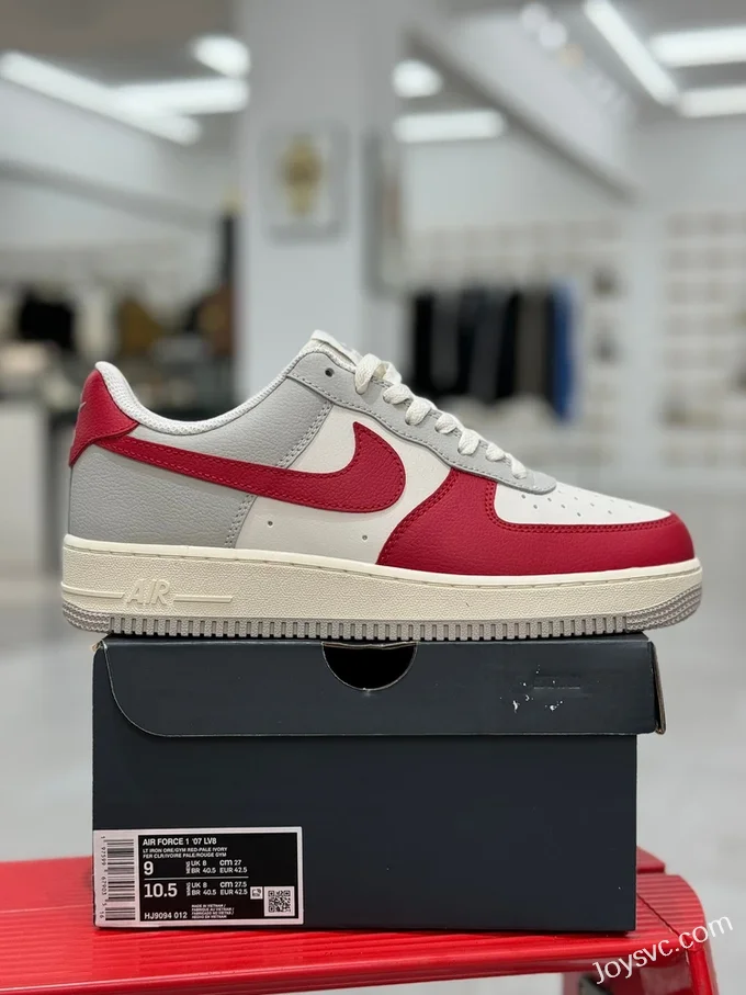 Nike Air Force 1 White Grey Red HJ9094-012