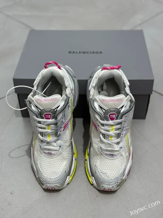 Balenciaga Paris 7.0 Runner White Pink Yellow Sneakers