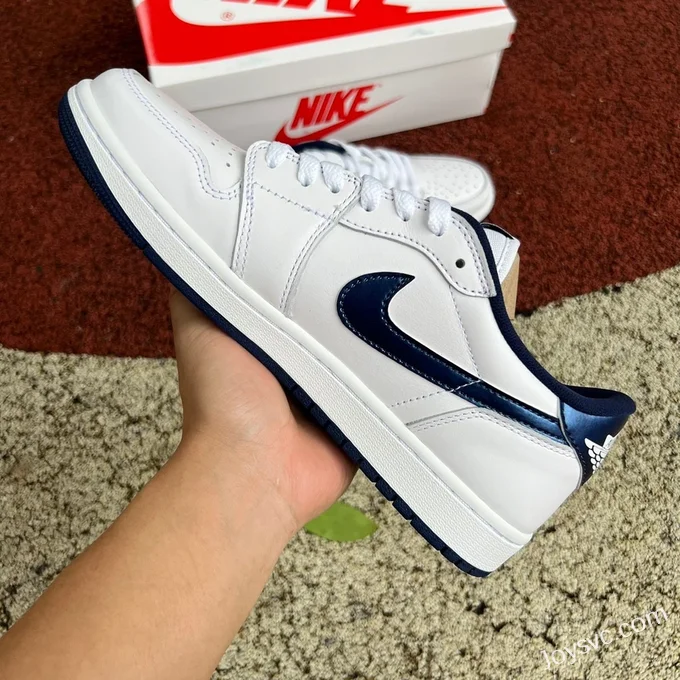 Air Jordan 1 Low FB9933-141 White Blue 85 Retro