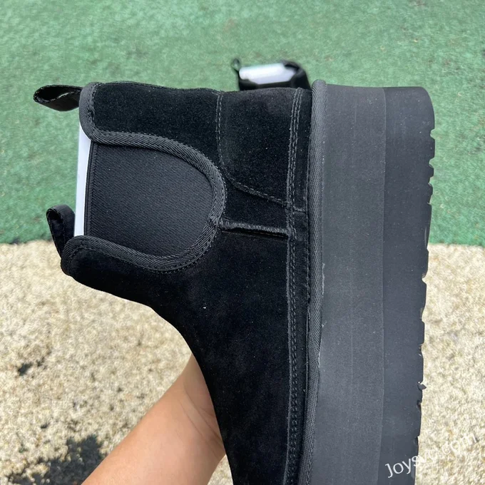 UGG Thick Sole Black High Top Boots