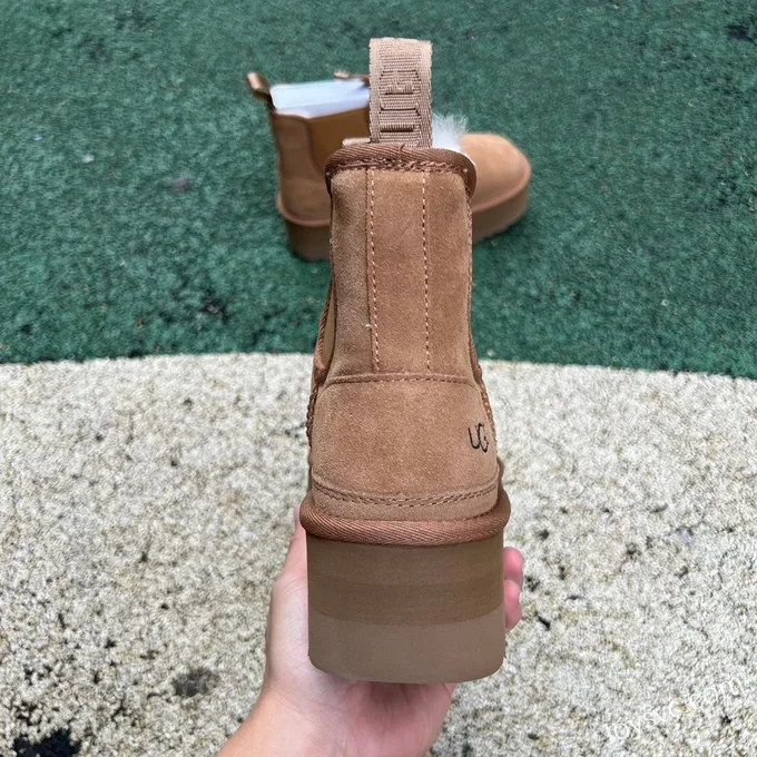 UGG Thick Sole Brown High Top Boots