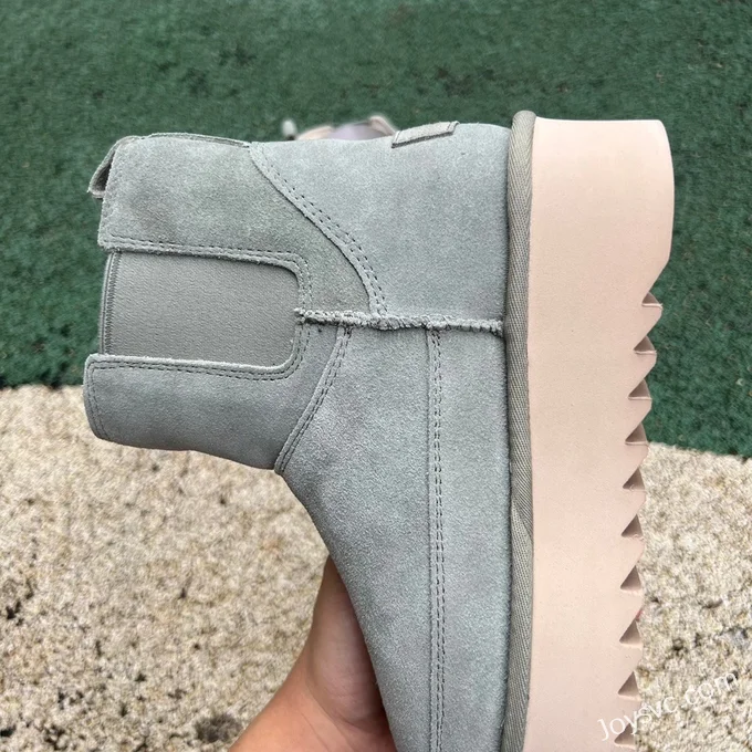 UGG Thick Sole Grey High Top Boots