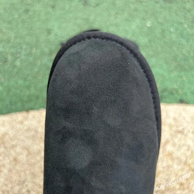 UGG Flat Sole Black Mid Top Boots