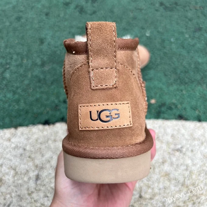 UGG Flat Sole Brown Mid Top Boots