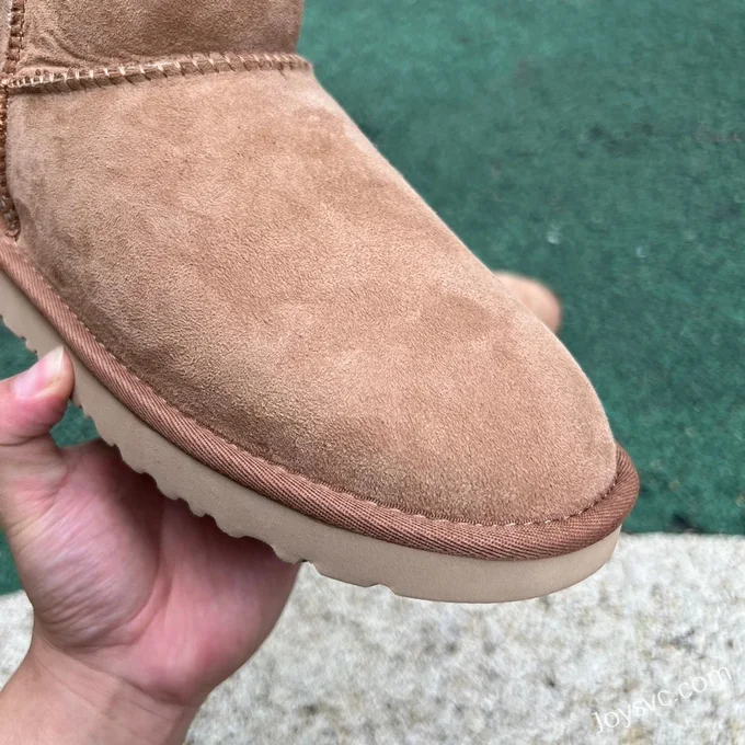 UGG Flat Sole Brown Mid Top Boots