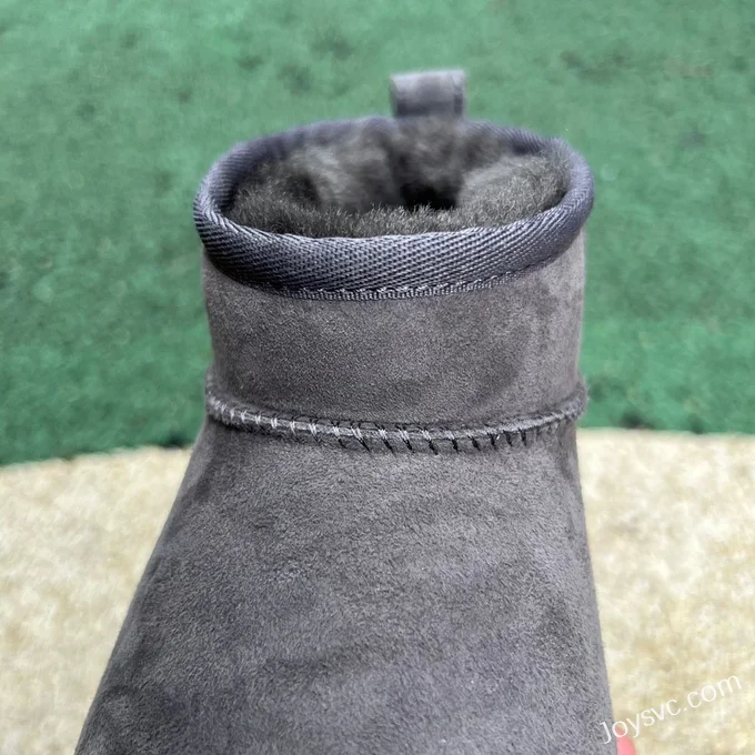 UGG Flat Sole Grey Mid Top Boots