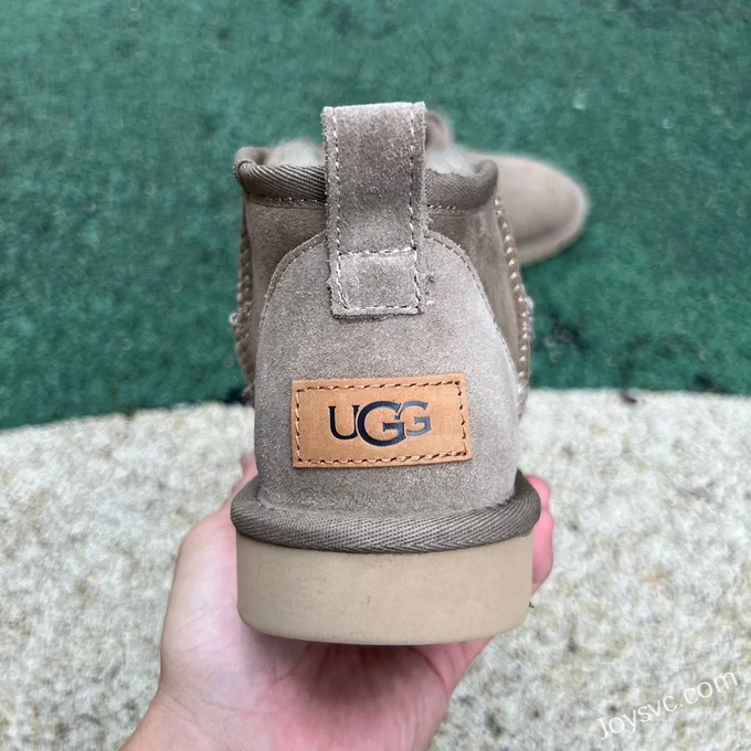 UGG Flat Sole Apricot Mid Top Boots