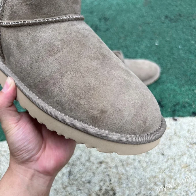 UGG Flat Sole Apricot Mid Top Boots