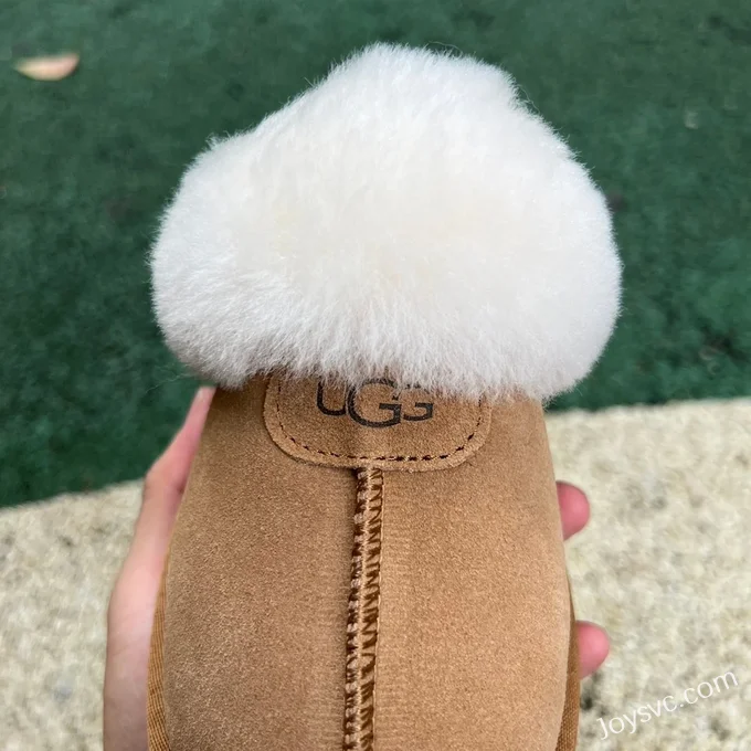 UGG Fur Slippers Brown