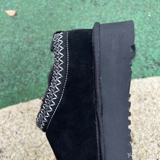 UGG Thick Sole Black Low Top Boots