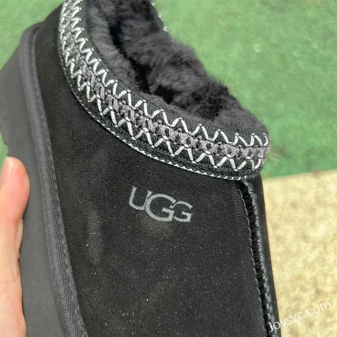 UGG Thick Sole Black Low Top Boots