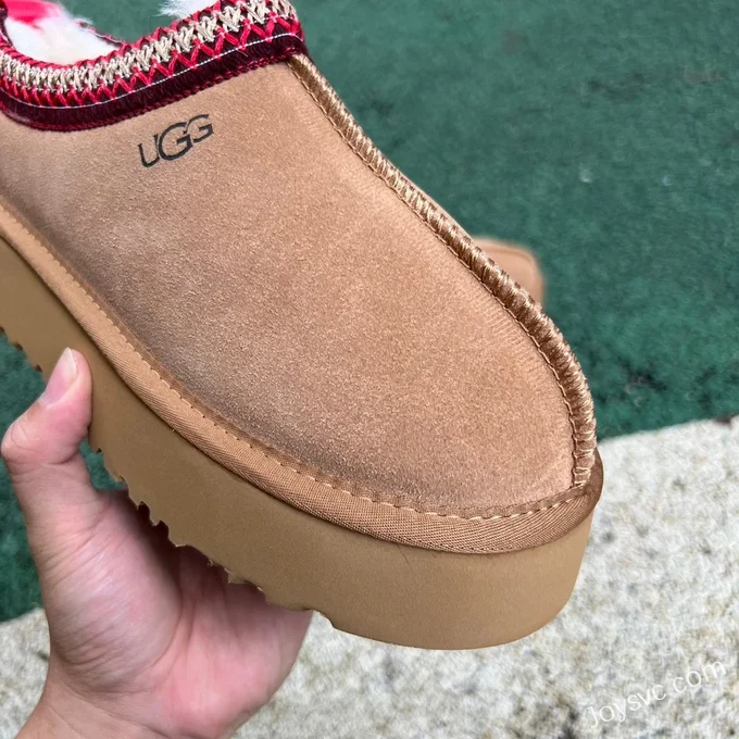 UGG Thick Sole Brown Low Top Boots