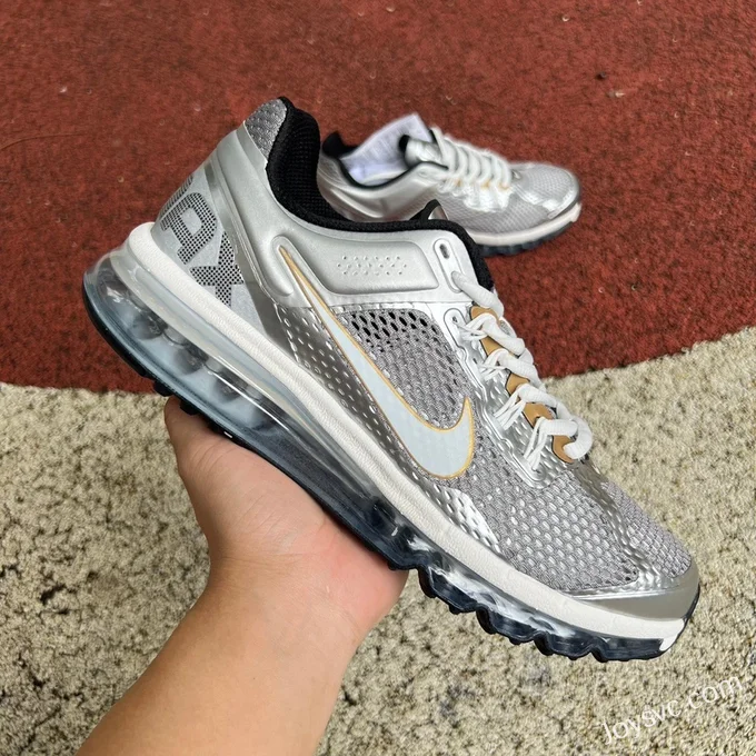 Nike Air Max 2013 Grey Silver Cushioned Running Shoes HJ7901-059