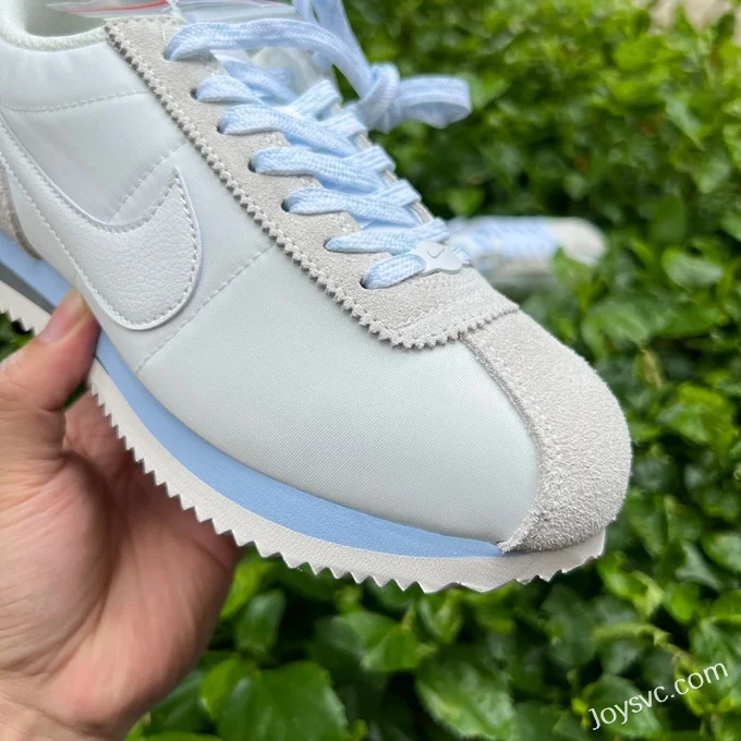 Nike Cortez White Grey Blue Classic Sneakers HF6410-101