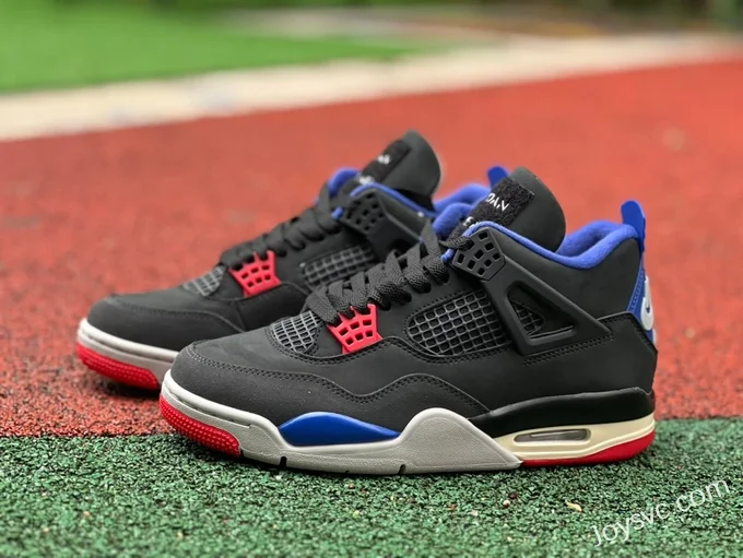 Air Jordan 4 Rare Air FV5029-003 Black Red Blue