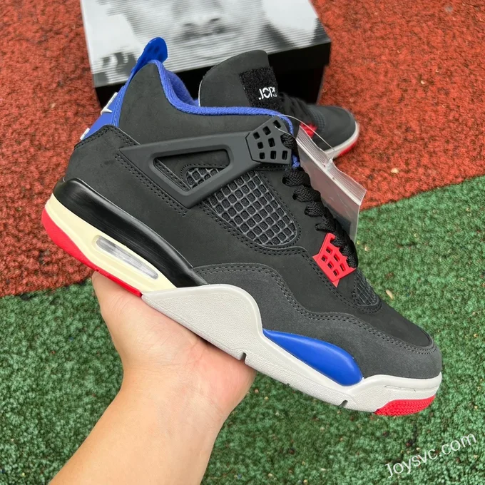 Air Jordan 4 Rare Air FV5029-003 Black Red Blue