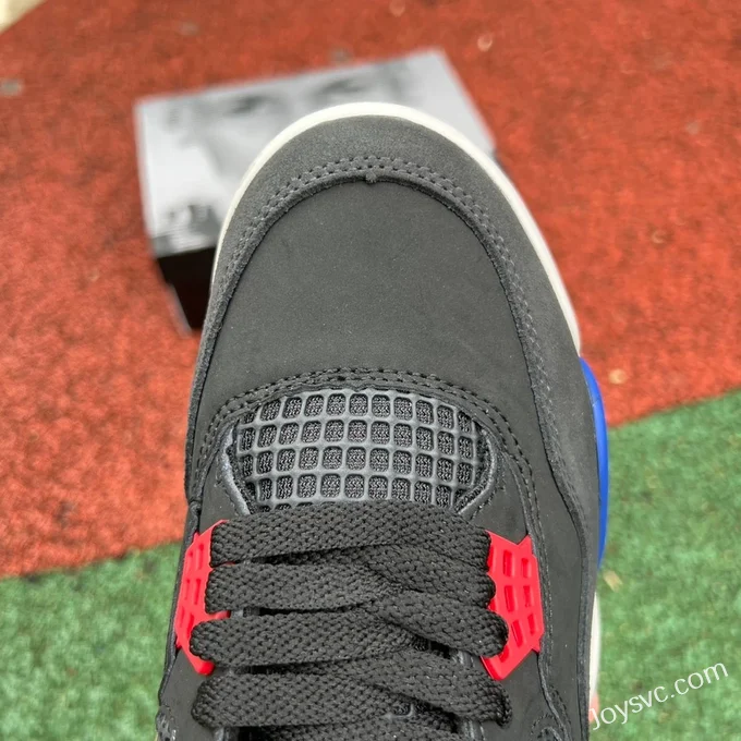 Air Jordan 4 Rare Air FV5029-003 Black Red Blue