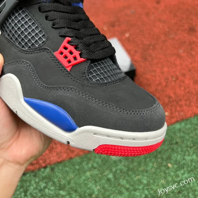 Air Jordan 4 Rare Air FV5029-003 Black Red Blue