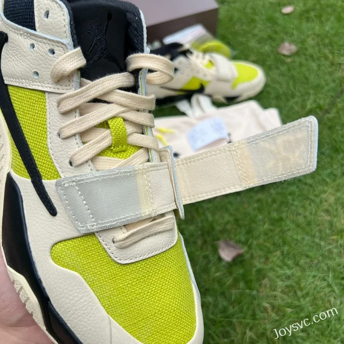 Travis Scott x Jordan Cut The Check FZ8117-1 Beige Green Black T1 Version