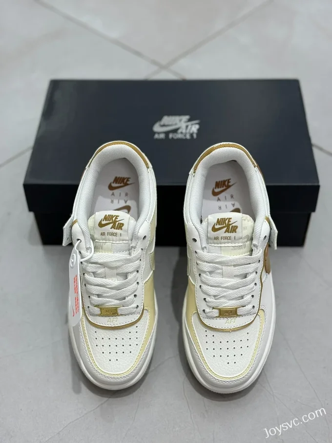 Nike Air Force 1 Shadow White Gold DZ1847-108