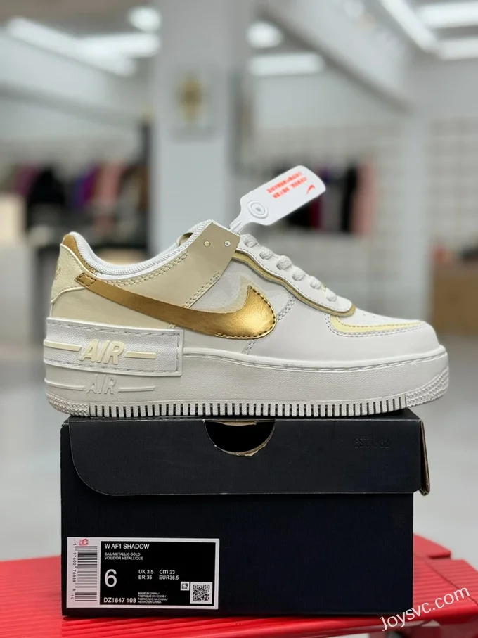 Nike Air Force 1 Shadow White Gold DZ1847-108