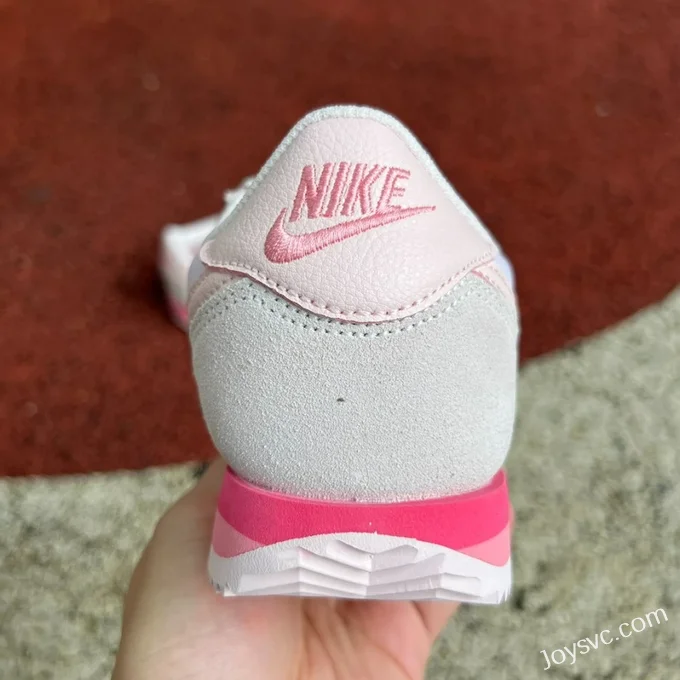 Nike Cortez White Grey Pink Classic Sneakers HF6410-666