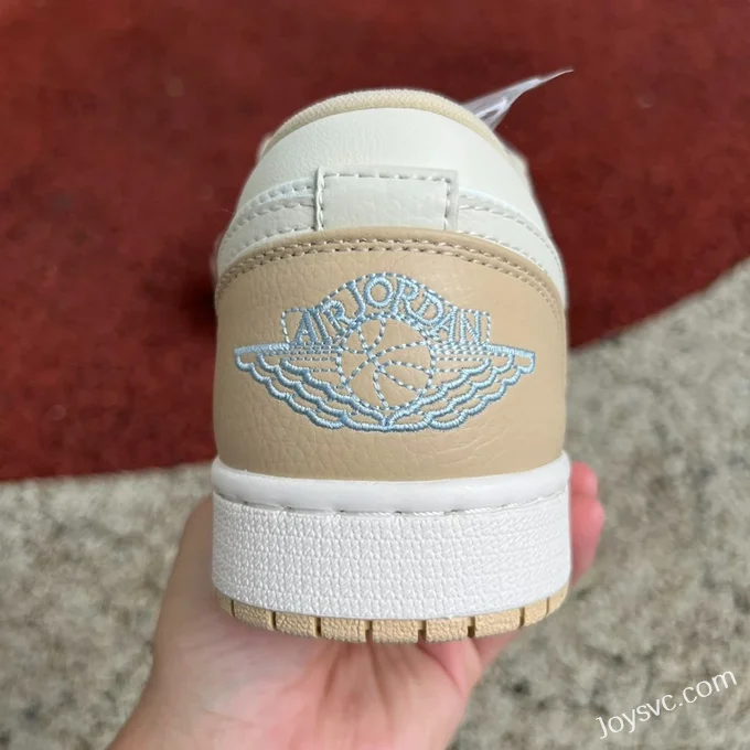 Air Jordan 1 Low HQ4186-111 Beige Blue Retro