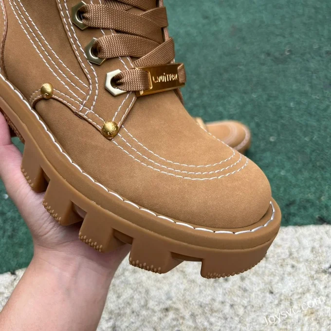 Louis Vuitton x Timberland Brown Boots