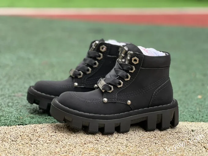 Louis Vuitton x Timberland Black Boots