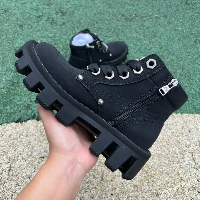 Louis Vuitton x Timberland Black Boots