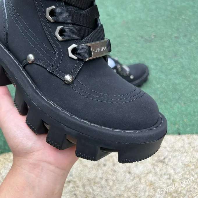 Louis Vuitton x Timberland Black Boots