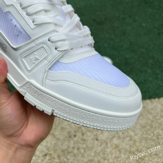 Louis Vuitton Trainer Pure White Reflective