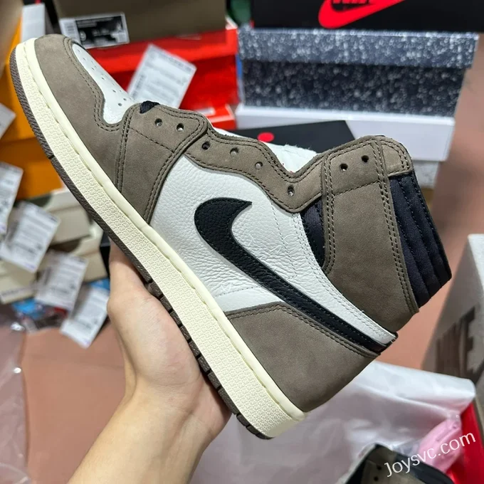 LJR AJ1 High Travis Scott Brown