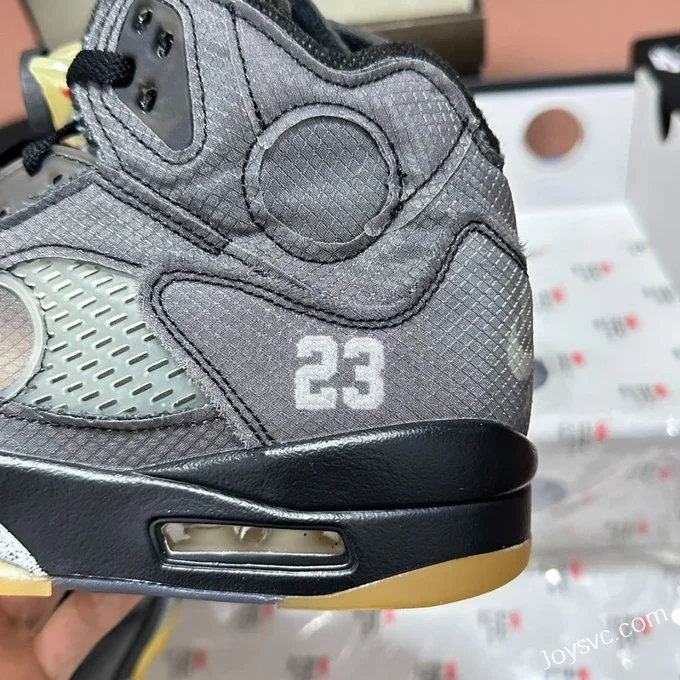 LJR AJ5 Off-White Black