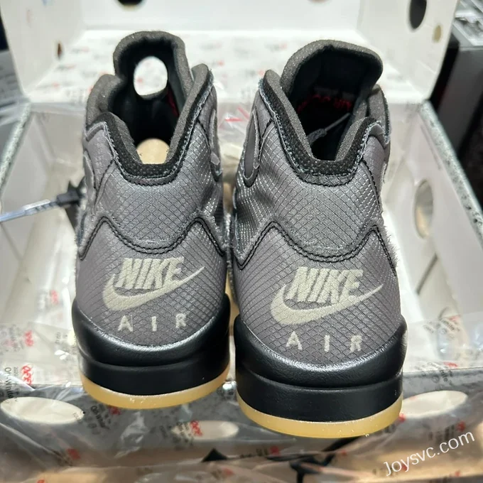 LJR AJ5 Off-White Black