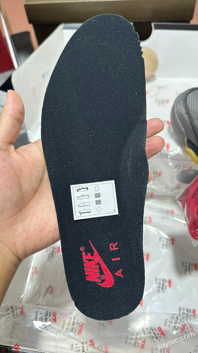 LJR AJ5 Off-White Black