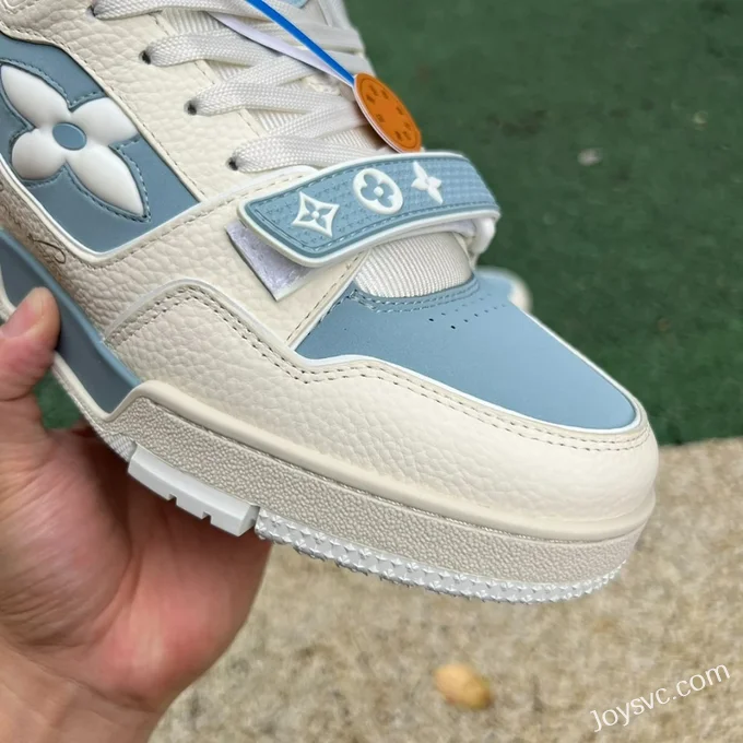 Louis Vuitton Trainer Beige Blue